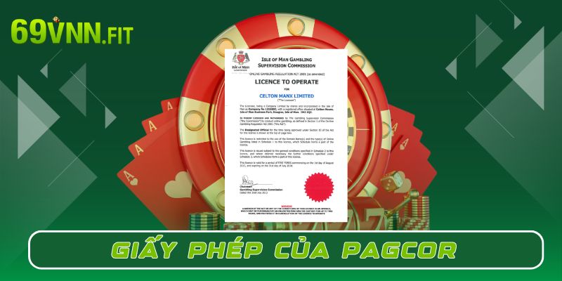 Giấy phép của PAGCOR